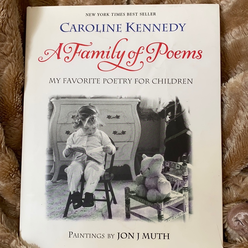 “Caroline Kennedy A Family of Poems” Hardcover Book